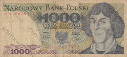 BANCONOTE 1000 ZLOT POLONIA - Pologne