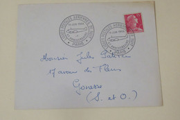 Lignes Postales Aériennes De Nuit  Xème Anniversaire Lettre Du 19 Juin 1966 De Paris Pour Gonesse ( S Et O  ) - Lettres & Documents