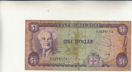 Banco Nacional Jamaica - Banconota Da One Dollar 1990 - Jamaica