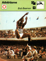 Fiche Sports: Athlétisme - Saut En Longueur: Bob Beamon, Recordman Du Monde Et Champion Olympique 1968 - Sports