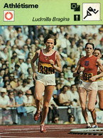 Fiche Sports: Athlétisme - Course Demi-fond: Ludmilla Bragina (U.R.S.S.), Recordwoman Du Monde 1500 M - Deportes