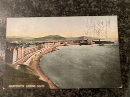 Wales - Aberystwyth Looking South - Used With Stamp 1907 - Unknown County