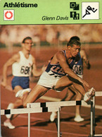 Fiche Sports: Athlétisme - 400 M Haies: Glenn Davis, Champion Olympique 1952 Et 1960, Recordman Du Monde - Deportes