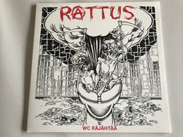 RATTUS - Wc Rajahtaa - LP RED 300 Ex - Punk