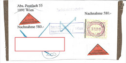 1581p: Heimatbeleg 8720 Knittelfeld 12.2.95, Automatenmarken- Frankatur Nachnahme Portogerecht - Knittelfeld