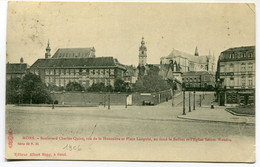 CPA - Carte Postale - Belgique - Mons - Boulevard Charles Quint - 1905 (DG15529) - Mons