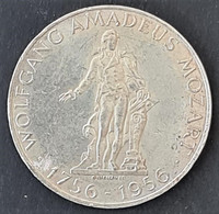 AUSTRIA 1956 - 25 Schilling - Silver - 200th Anniversary Birth Of Wolfgang Amadeus Mozart - Austria