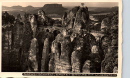 SACHS / SCHWEIZ / BASTEI BRUCKE MIT LILIENSTEIN - Hohnstein (Saechs. Schweiz)