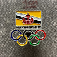 Badge Pin ZN009763 - National Olympics Committee NOC Brunei Darussalam - Olympic Games