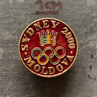 Badge Pin ZN009769 - Olympics Sydney Australia 2000 National Committee NOC Moldova - Olympic Games