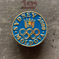 Badge Pin ZN009770 - Olympics Sydney Australia 2000 National Committee NOC Moldova - Olympic Games