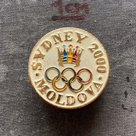 Badge Pin ZN009771 - Olympics Sydney Australia 2000 National Committee NOC Moldova - Olympic Games