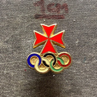 Badge Pin ZN009772 - National Olympics Committee NOC Malta - Olympic Games