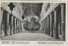 Delcampe - Asie : Palestine :  BETHLEHEM : L'  église  D Ela  Nativité , Int. - Palästina