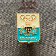 Badge Pin ZN009774 - National Olympics Committee NOC San Marino - Olympic Games