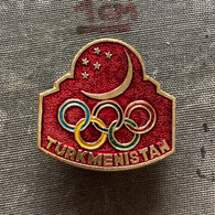 Badge Pin ZN009779 - National Olympics Committee NOC Turkmenistan - Olympic Games