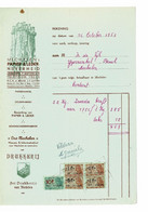 VP FACTURE BELGIQUE 1956 (V2030) DRUKKERIJ IMPRIMERIE (1 Vue) Mechelen's Papier & Ledernijverheid MECHELEN Leermarkt, 7 - Druck & Papierwaren