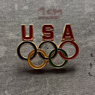 Badge Pin ZN009784 - National Olympics Committee NOC USA - Olympic Games