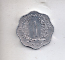 REF MON2a  : Monnaie Coin East Caribbean States One 1 Cent 1983 - Caribe Británica (Territorios Del)