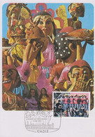 Carte  Maximum  1er  Jour   ESPAGNE    Carnaval  De  CADIX   1986 - Karnaval