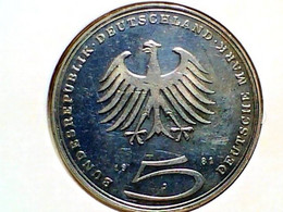 German Federal Republic 5 Mark 1981J KM 154 - 5 Marcos