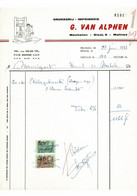 VP FACTURE BELGIQUE 1963 (V2030) DRUKKERIJ IMPRIMERIE (1 Vue) G VAN ALPHEN - MECHELEN Biest, 6 - Printing & Stationeries