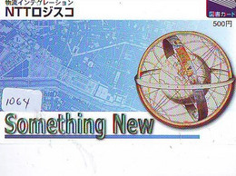 Carte Prépayée Japon  ESPACE (1064)  GLOBE * SATELLITE * TERRESTRE * MAPPEMONDE * Telefonkarte Phonecard JAPAN * - Space