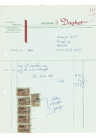 VP FACTURE BELGIQUE 1962 (V2030) DRUKKERIJ IMPRIMERIE (1 Vue) 'T DAGHET -  MECHELEN Lierse Steenweg, 75 - Stamperia & Cartoleria