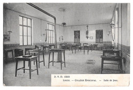 Leuze Collège épiscopal La Salle De Jeux D V D 13323 Cachet Du Collège 1908 - Leuze-en-Hainaut