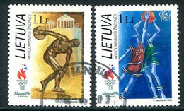 LITHUANIA 1996 Olympic Games, Atlanta Used.  Michel 615-16 - Litouwen