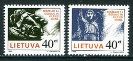 LITHUANIA 1996 Day Of Mourning And Hope MNH / **.  Michel 613-14 - Lituania