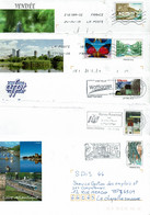 5 Enveloppes PAP -  PAYSAGES DE FRANCE - Listos A Ser Enviados: Otros (1995-...)