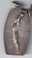 Médaille Football URBSFA Brabant Div. Scol 1  1928-29  Signée Devreese - Professionnels / De Société