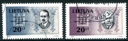 LITHUANIA 1995 Independence Day Used.  Michel 573-74 - Lithuania