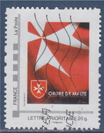 Ordre De Malte Timbre Personnalisé TVP LP Oblitéré Cadre Philaposte - Used Stamps