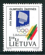 LITGUANIA 1994 Winter Olympic Games MNH / **.  Michel 547 - Lithuania