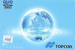 Carte Prépayée Japon  ESPACE (1139)  GLOBE * SATELLITE * TERRESTRE * MAPPEMONDE * Telefonkarte Phonecard JAPAN * - Espace