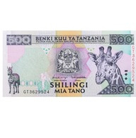 BILLET  TANZANIE 500 SHILING - Tanzania