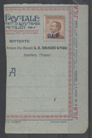 ITALIA 1921 - B.L.P. 40 C. Soprastampa I Tipo Azzurra Su Ampio Frammento Non Usato          (g6984) - Sellos Para Sobres Publicitarios