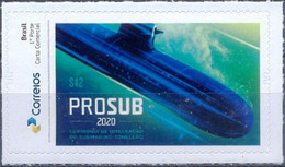 BRAZIL 2020  - SUBMARINE  - U-BOAT  S42 -  SOUS-MARINE  - MINT - Neufs