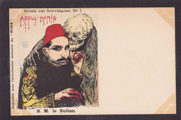 CPA Turquie Satirique Caricature Non Circulé Balkans Par Léandre Abdul Hamid Arménie Arméniens Mort - Turkey