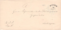 DEUTSCHES REICH - UMSCHLAG 1869 WILSEN > SULINGEN  //Q160 - Other & Unclassified