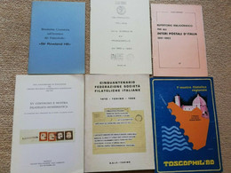 LOTTO DI 6 PUBBLICAZIONI FILATELICHE MISTE, PER UNA LETTURA PIACEVOLE ED INTERESSANTE!!!! - Filatelia E Historia De Correos