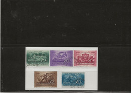 HONGRIE - N ° 479 A 483 OBLITERE - ANNEE 1936 - COTE :13 € - Used Stamps