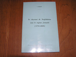 LE DOYENNE DE NEUFCHÂTEAU SOUS LE REGIME FRANCAIS 1794 1810 Régionalisme Histoire Ardenne Clergé Religion Culte - Belgium