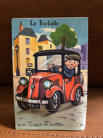 La Turballe * RARE Carte à Système Ancienne Complète * Automobile Et Chauffeur - La Turballe