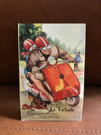 La Turballe * RARE Carte à Système Ancienne Complète * Le Scooter - La Turballe