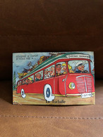 La Turballe * RARE Carte à Système Ancienne Complète * Autobus Autocar Bus Car - La Turballe