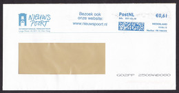 Netherlands: Cover, 2015, Meter Cancel, Nieuwspoort, Press Centre In Parliament, Media, Politics (traces Of Use) - Cartas