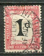 Union Of South Africa Postage Due, Südafrika Portomarken Mi# 12  Gestempelt/used - Strafport